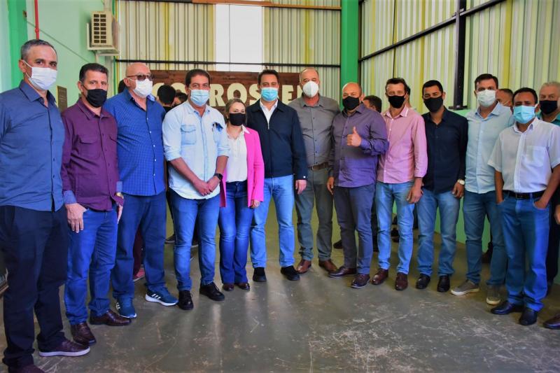 Vereadores prestigiam lançamento da Agro Laranjeiras, com presença do Governador Carlos Massa Ratinho Júnior
